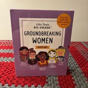 Little People, Big Dreams Groundbreaking Women 5 Books Gift Box Set (NIW)